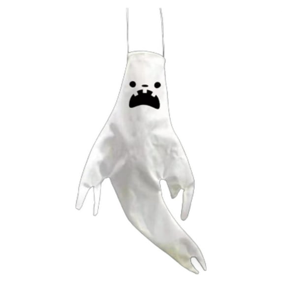 YANHAIGONG 2024 Halloween Decorations,Halloween Hanging Ghosts Decoration, Halloween White Hanging Ghost, Halloween Decorations Outdoor Scary,Halloween Decorative Printing Led Light String Pendant