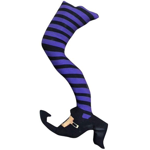 YANHAIGONG 2024 Halloween Decorations,Witch Legs Halloween Decorations,Plush Witch Leg Halloween Party Supplies Indoor Decorations,Halloween Witch Decorations Outdoor Ornaments