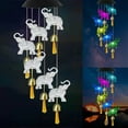 thumbnail image 1 of YANHAIGONG Back To School Supplies Sale!Solar Garden Decor Lights Outdoor Waterproof,Solar Powered Pathway Landscape Lighting,Solar Lights,Elephants Wind Chimes Outdoor,Outdoor Decoration for Mother, 1 of 6