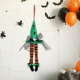 thumbnail image 1 of YANHAIGONG Christmas Car Auto Costume Decoration,Halloween Witch Legs Hanging Decoration,Santa Claus Elf Legs Plush Stuffed Feet Sticking Out of Trunk or Stuck in Christmas Tree Decor Halloween Decor, 1 of 1