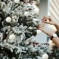 thumbnail image 1 of YANHAIGONG Christmas Snowball Ornaments,White Christmas Tree Holiday Xmas Decorations for Christmas,Farmhouse Holiday Ball Ornaments, Large Shatterpoof Plastic Snowballs, Ornament Set of 12, 1 of 8