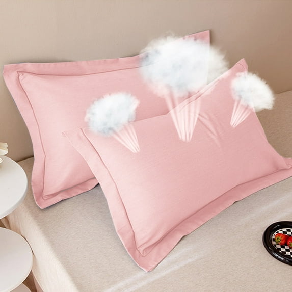 YANHAIGONG Cooling Pillow Cases,Cooling Pillowcases for Hot Sleepers,Soft Breathable Pillow Covers,Bedding Queen Pillow Cases,Pillowcase Cases Set Of 2,Microfiber Soft Cozy Pillowcase Case Covers