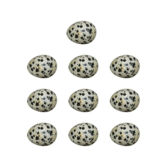 YANHAIGONG Easter Decorations for The Home Indoor Holiday Decor,Easter Ornaments,20mm Crystal Mini Egges Agate Jade Bird Egges Easter Egges 10PC