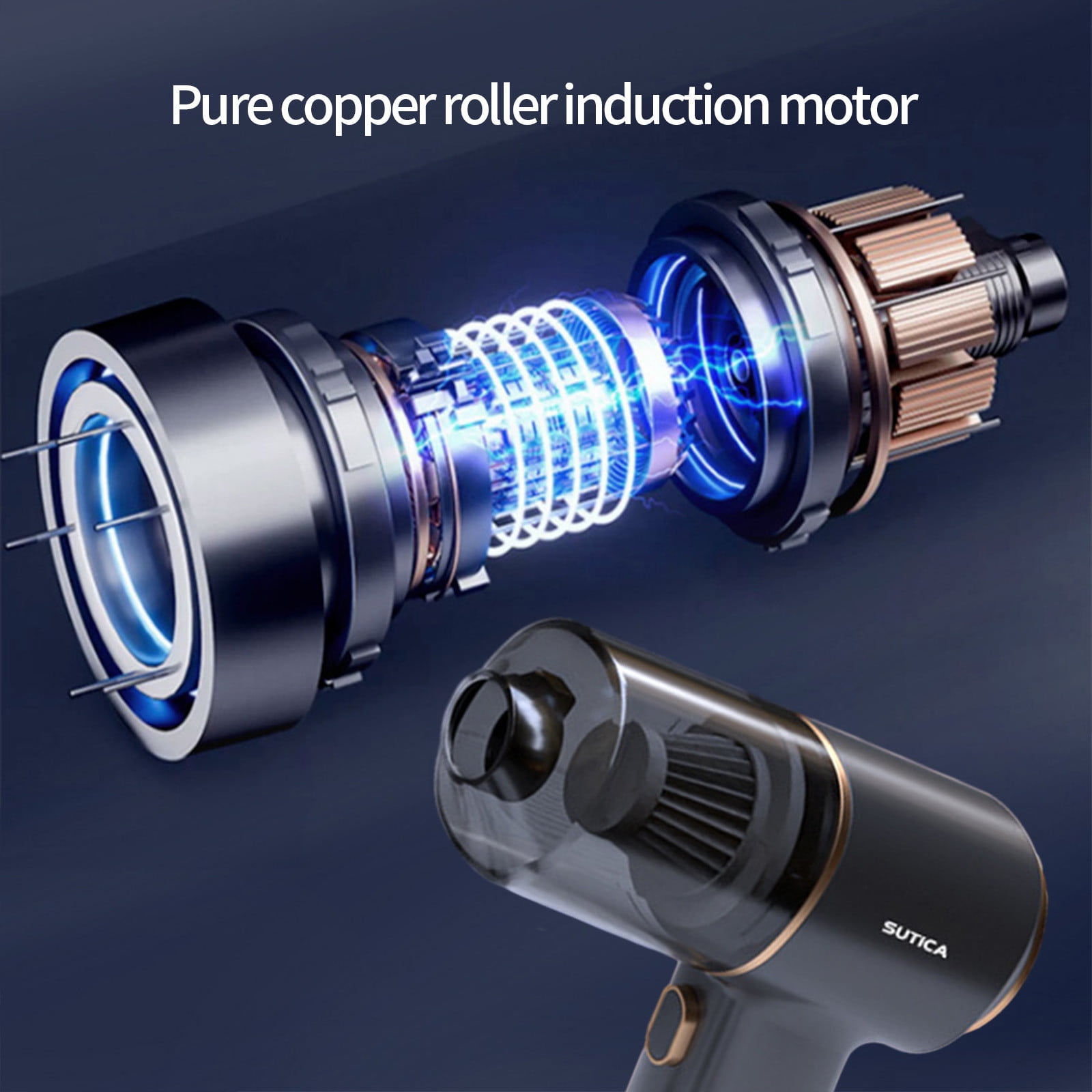 YANHAIGONG Handheld Cordless Vacuum Cleaner Strong Suction,Wireless