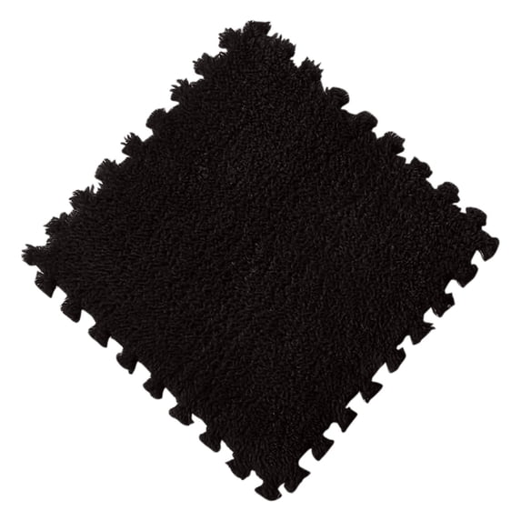 YANHAIGONG Plush Interlocking Carpet Tiles,Foam Carpet Tiles for Toddler Baby,Anti-Slip Foam Interlocking Tiles for Floor Nursery,30x30cm Kids Carpet Foam Puzzle Mat Velvet Baby Eco Floor