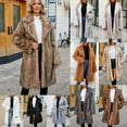 thumbnail image 1 of YANHAIGONG Shaggy Faux Fur Coats for Women Luxurious Jacket Outwear Coat Jacket Long Sleeve Fluffy Warm Winter Coat Outerwear Fluffy Coat White and Black, 1 of 1