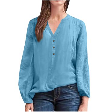 Shop Long Sleeve V-Neck Tops in Various Colors for Stylish Looks Shop Long Sleeve V-Neck Tops in Various Colors for Stylish Looks