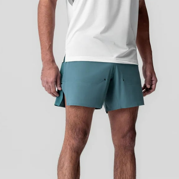 Haoxianjian Outdoor Men's Shorts Casual Elastic Drawstring Waist Athletic Shorts Quickly Dry Beach Jogger Shorts Running Sports Short Pants Summer Hiking Basketball Shorts Activewear Loose Fit