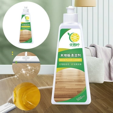 YANHAIGONG Wood Floor Cleaner,Concentrated Floor Cleaner Vinegar Wash, Multi-Surface Floor Cleaner for Mopping, Household Tile Brightening Mopping Cleaner Stain Removal Sweeper Cleaning Fluid 500ml