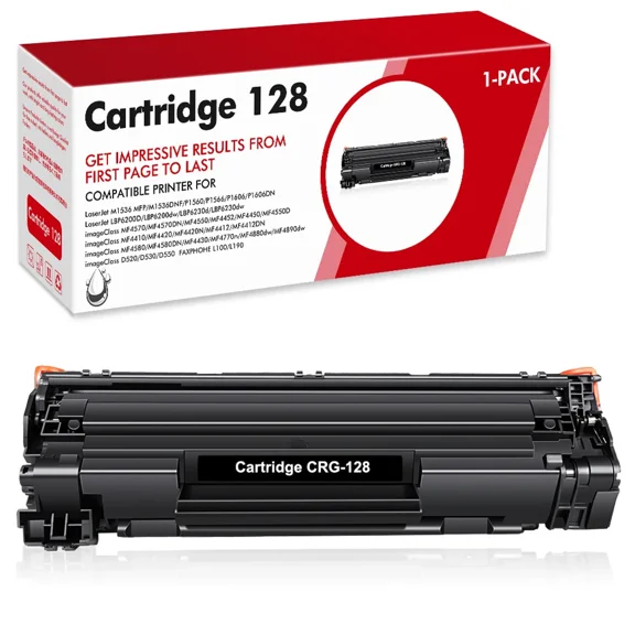 YANI- 1 Pack Black Toner For Canon 128 Imageclass D530 D550 Mf4550D Mf4570Dn Mf4570Dw
