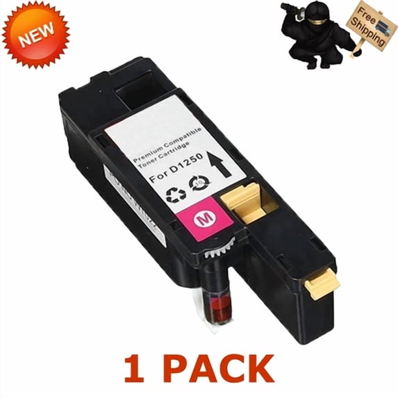 YANI- 1 Pk Magenta Toner Cartridge For Dell 1250 1250C 1350Cnw 1355Cn 1355Cnw C1760Nw