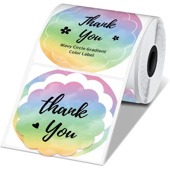 YANI- 1 Roll Phomemo Circle Thermal Label Paper 1.96" X 1.96" For M110/M120/M200/M220