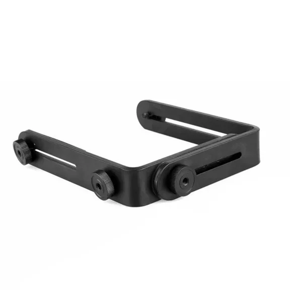 YANI- 1 Set Double L-Shaped Black Aluminum Alloy Metal Bracket Kit For Dslr Camera