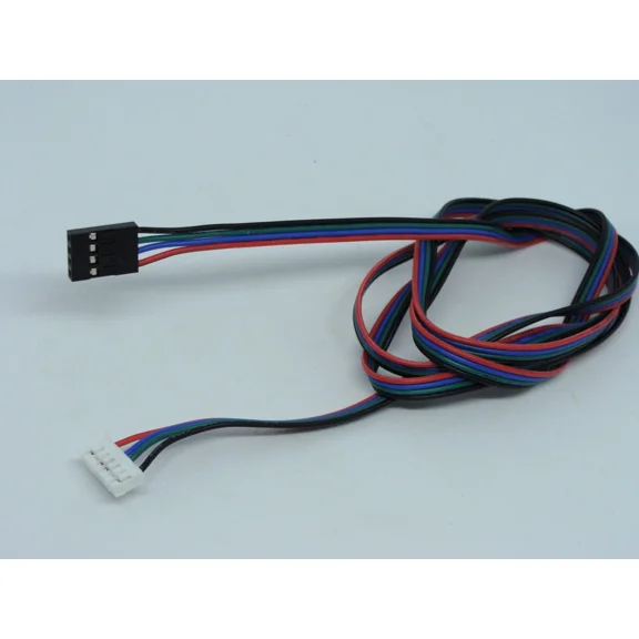 YANI- 100Cm 39'' 3D Printer Motor Power Cable Wire Connector 4 To 6 Pin Stepper Xh2.54