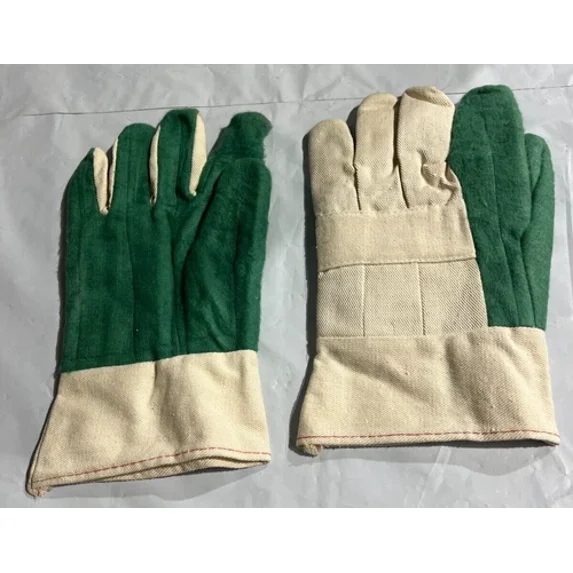 YANI -12 Pair 100% Cotton Heavyweight Canvas Back Protective Safety Work Chore Gloves