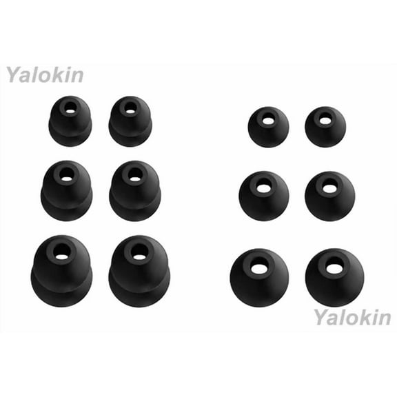 YANI- 12Pcs Black (Df-3Sz) Eartips Earbuds For Google Pixel Buds Pro And A Series