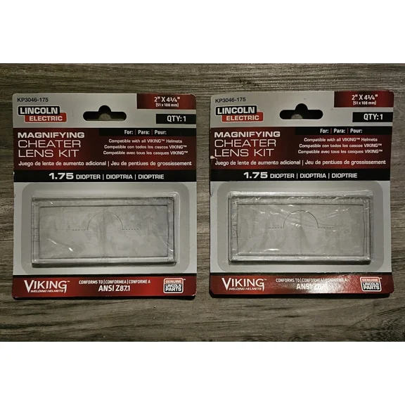 YANI -2 Lincoln Electric Magnifying Lens 1.75 Diopter