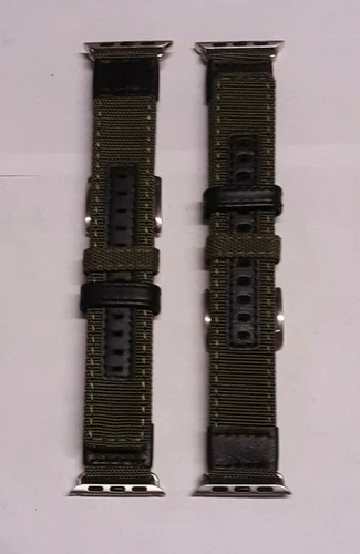 YANI- 2 Strap Lot Benuo Premium Apple Watch Band Green 38Mm Nip Unsealed Nib