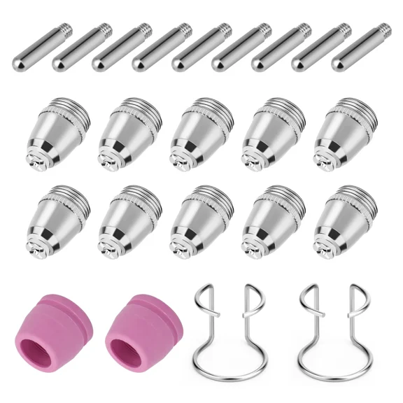YANI -24Pcs Plasma Cutter Torch Consumables Kit For Sg-55 Ag-60 Wsd-60 Cut50 60Amp