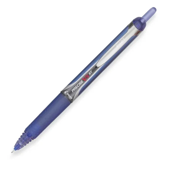 YANI -26063 Pilot Precise V5 Rt Rollingball Pen, Ex Fine 0.5Mm, Blue, Pack Of 5