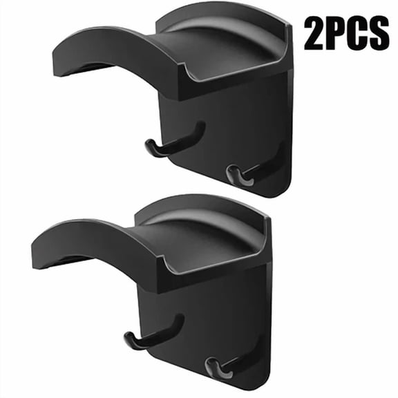 YANI- 2Pc Headphone Hanger Wall Mount Stand For Headset Space-Saving Headset Holder