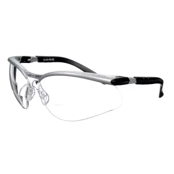 YANI -3M Bx 11375 +2.0 Bifocal Readers Clear Anti Fog Protective Safety Glasses