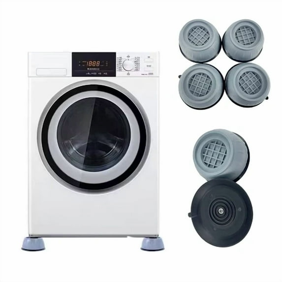 YANI -4Pcs/Pack Washing Machine Anti Vibration Support Mat Anti-Slip Rubber Mat Base