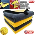 thumbnail image 1 of YANI -4X Microfiber Cleaning Cloth Extra Thick Rag Car Wash Polishing Detailing Towel, 1 of 6
