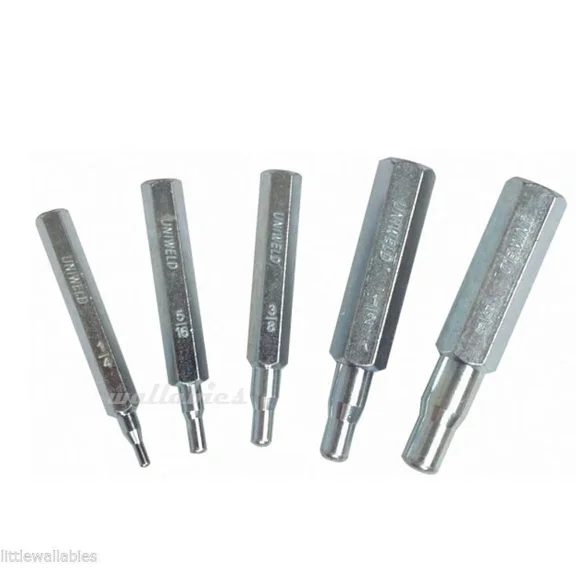 YANI -5Pc Swaging Punch Kit Joining Hvac Refrigeration Copper Tubing 1/4 To 5/8 Od