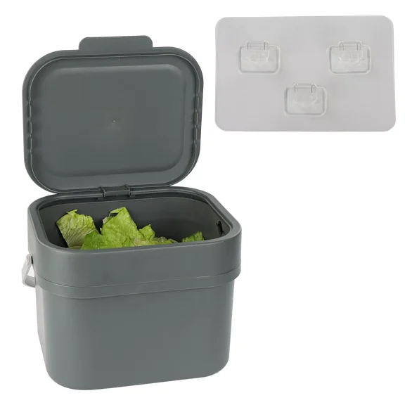 YANI -7Penn Countertop Compost Bins For Kitchen Food Waste - 4L Trash Or Compost Pail