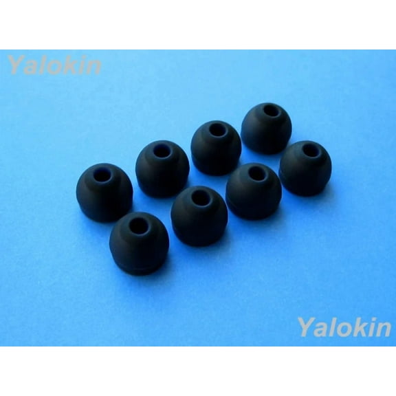 YANI- 8Pcs Large Size (Bk) Replacement Adapters Ear-Tips For Jaybird X3 Wireless- New