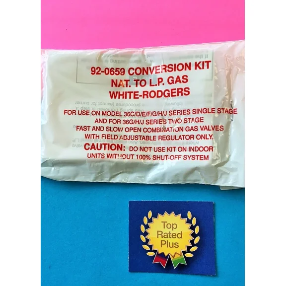 YANI -92-0659 White-Rodgers Emerson Natural Gas To Lp Conversion Kit Gas Valve