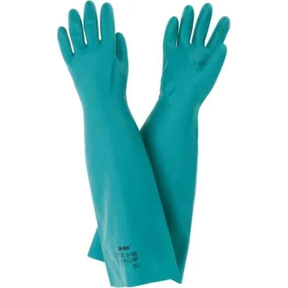 YANI -Ansell Alphatec Solvex 37-185 Chemical Resistant Gloves: 1 Pair Size Medium