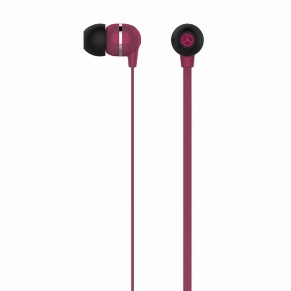 YANI- Ativa™ Plastic Earbud Headphones With Flat Cable