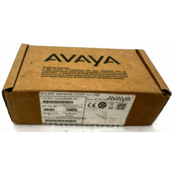 YANI- Avaya Aa1419049-E6 1-Port 1000Base-Lx Sfp Fiber Transceiver / New