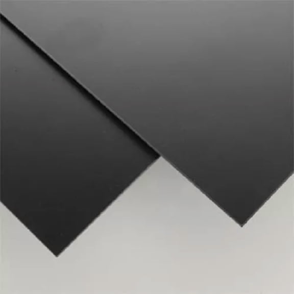 YANI -Black Polystyrene Plastic Sheet - 1/8 Thick - 12 X 12 (2 Pack) Vacuum Forming