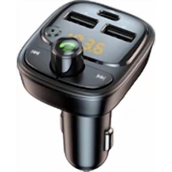 YANI- Bluetooth 5.3 Fm Transmitter Car Adapter, 42W Pd Usb-C Charger, Hands-Free Call