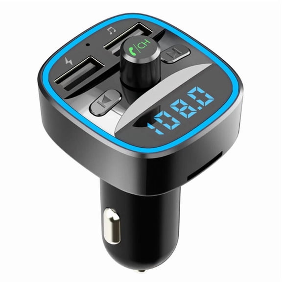 YANI- Bluetooth Car Fm Transmitter Mp3 Player Radio Adapter Kit Usb Qc3.0 Fast Charger