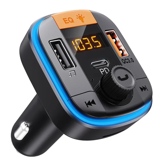 YANI- Bluetooth Fm Transmitter Radio Receiver Music Mp3 Player Car Charger