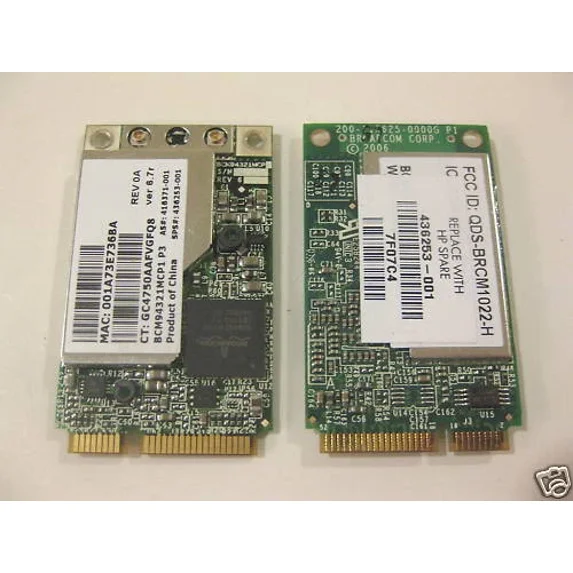 YANI- Broadcom (Bcm94321Mc) Pre-802.11N Wireless Adapter