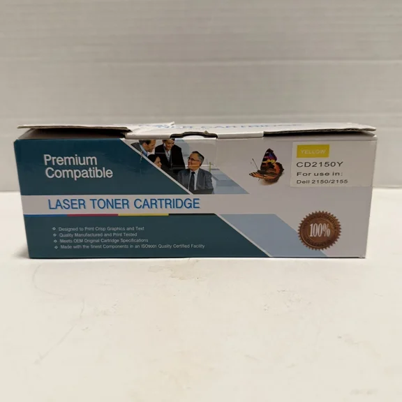 YANI- Dell 2150 2155 Compatible Yellow Toner - New In Box - Cd2150Y - High Yield
