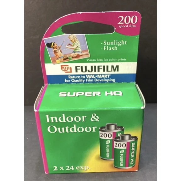 YANI- Fujifilm 200 2 Pack Super Hq All Around 35 Mm Film 2 X 24 Exposures New 2/2006