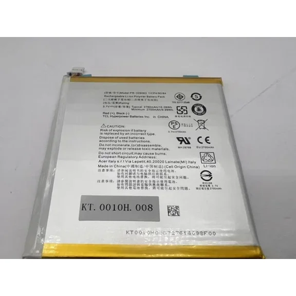 YANI- Genuine Acer Iconia 1 7 B1-780 Tablet Battery Kt.0010H.008 Ap16S8I 3.8V 3500Mah