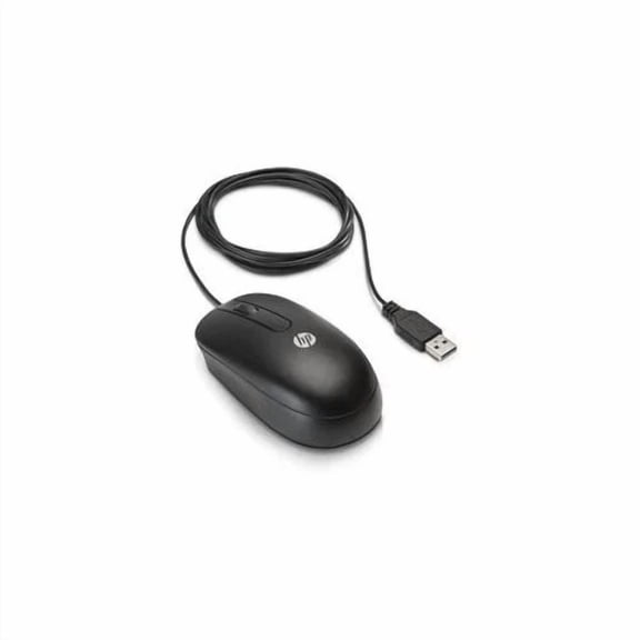 YANI- Hp H4B81Aa Laser Usb Wired Mouse Black 3-Button