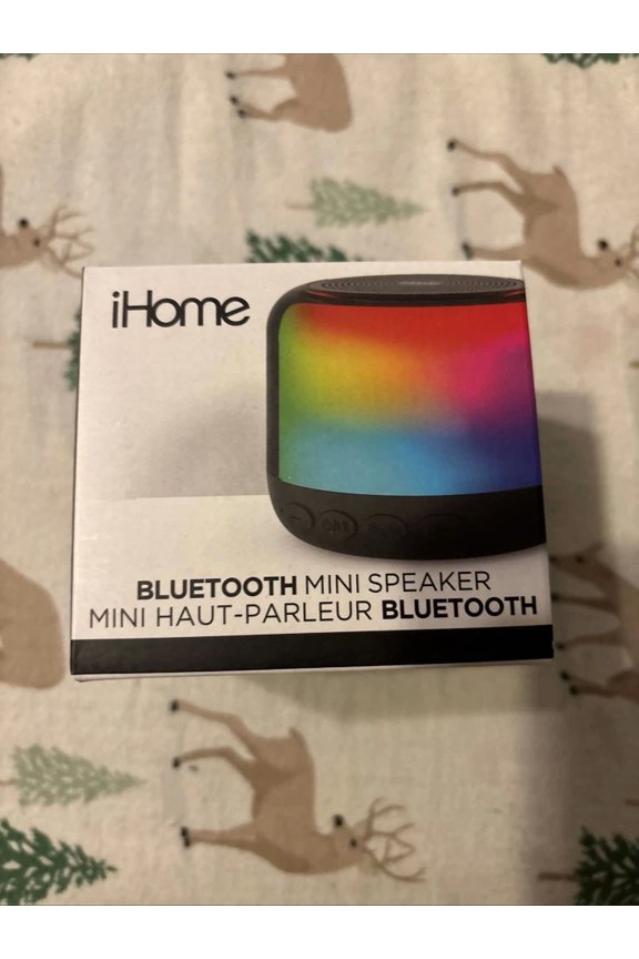 - Ihome Mini Bluetooth Speaker Color Changing Rechargable Up To 18 Hours