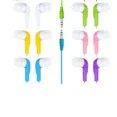 thumbnail image 1 of YANI- Justjamz Bulk Earbuds Jelly Roll | 10 Pack Of Colorful In-Ear Earbuds Wired, 1 of 6