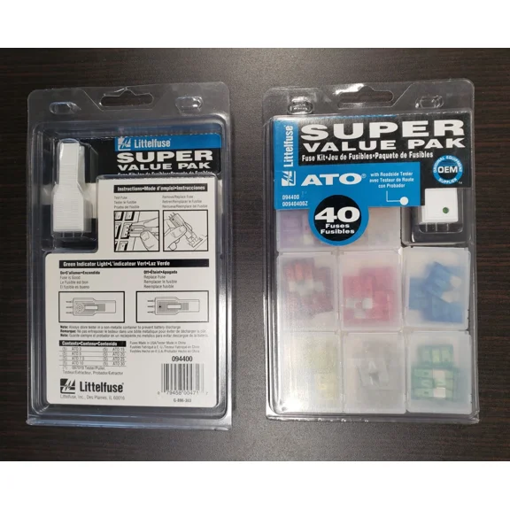 YANI -Littelfuse Super Value Pack Automotive Fuse Kit Roadside Fuse Tester Puller