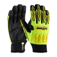 thumbnail image 1 of YANI -Maximum Safety Pip 120-4000 Mad Max Riggers Hi Viz Work Gloves Large, 1 of 5