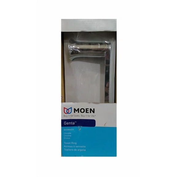 YANI -Moen Genta 6.88 In. Hand Towel Bar In Chrome Bh3886Ch