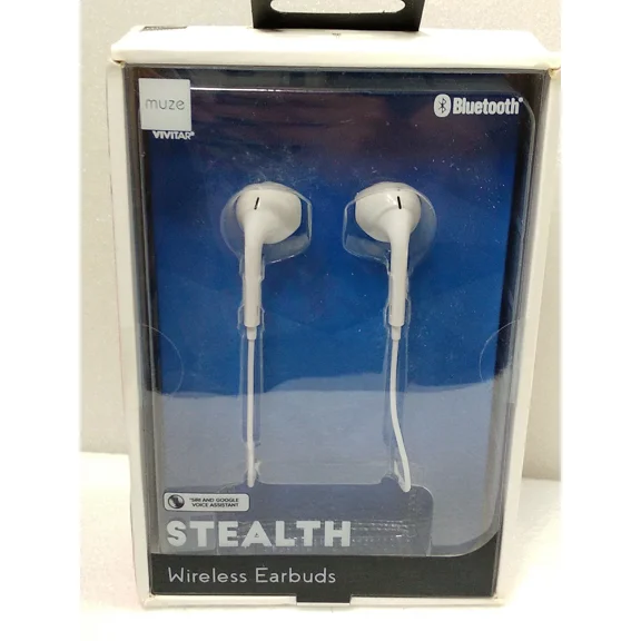 YANI- Muze By Vivitar ~ Stealth ~ Bluetooth Wireless Earbuds